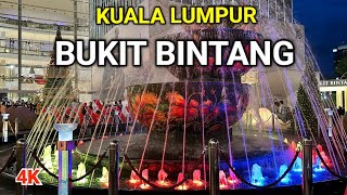 Bukit Bintang Walking Tour  Pavilion Kuala Lumpur  NIGHTLIFE in Kuala Lumpur Malaysia [upl. by Hayarahs]