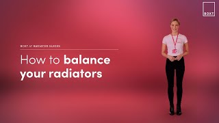 How to balance your radiators  UK  BOXT [upl. by Reinald]