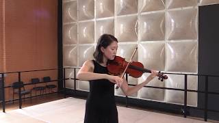 Victoria Wong  Penderecki  Cadenza for Solo Violin 1984 [upl. by Aowda]