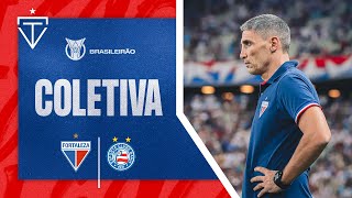 COLETIVA COM VOJVODA  FORTALEZA 4X1 BAHIA  BRASILEIRÃO 2024 [upl. by Aratal]