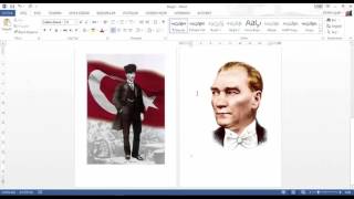 Word programı ile Atatürk Köşesi yapma [upl. by Rhtaeh]