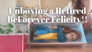 Unboxing a Retired BeForever Felicity Merriman American Girl Doll  Review [upl. by Innis]