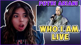 Putri Ariani  quotWho I amquot First LIVE Performance  Reaction [upl. by Nayr121]