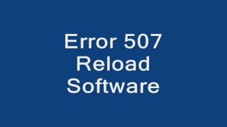 Error 507 Reload Software BlackBerry [upl. by Alaet]