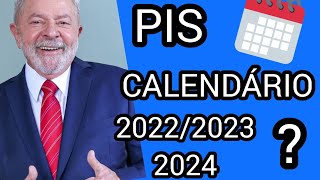 SAIU CALENDÁRIO PIS ABONO SALARIAL BASE 202220232024 PAGAMENTO VAI COMEÇAR [upl. by Assele]