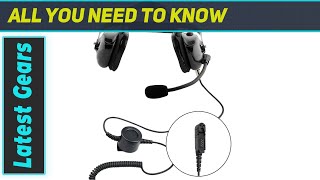 PROMAXPOWER Over Ear Noise Cancelling Headset for Motorola Radios  Best TwoWay Radio [upl. by Nuajed]