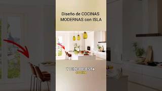 DISEÑO DE COCINAS MODERNAS CON ISLA cocinas cocinasmodernas cocinasintegrales [upl. by Plusch844]