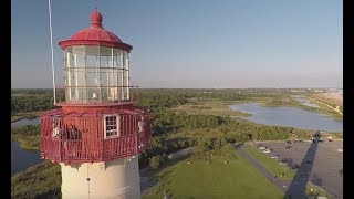 Cape May Point State Park  Drone [upl. by Ayanat]