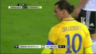 Germany  Sweden 44 all goals WC Qualifying Oct 16 2012 Swedish Commentary Lasse Granqvist [upl. by Asetal92]