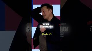 Elon Musk The number one tax payer in the history shorts elonmusk taxpayer [upl. by Yasnil199]