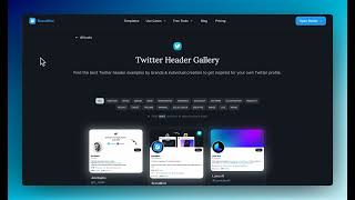 Twitter headers gallery demo [upl. by Aleydis]