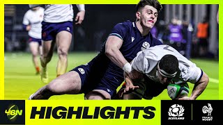 2024 U6N20  HIGHLIGHTS  SCOTLAND V FRANCE [upl. by Lynda693]