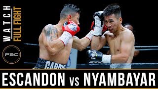 Escandon vs Nyambayar Highlights May 26 2018  PBC on FS1 [upl. by Mufi]