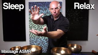 Qi Gong Relaxation Whispered Meditation  Healing Sleep ASMR  Tibetan Singing Bowls [upl. by Emmons]