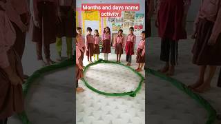 Month and days name activity  shortsfeed school chahakactivity education primaryschool [upl. by Enirehtacyram]