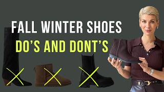 Fall Winter Shoes Do’s And Don’ts Which Shoes To Buy And How To Style Them [upl. by Korman]