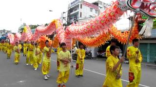 Tinh Vo Quan8  6112012  Lion amp Dragon Dance in Vietnam [upl. by Ranjiv]