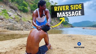 🔱Hogenakkal ASMR 🌊River Side🤝 Massage💆‍♂️  360 😂Massaging  Natural🍃 Sounds🔇 trending massage [upl. by Kalb]