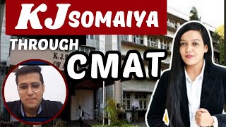 K J Somaiya Through CMAT  Safe CMAT ile For MBA  Interview Question  Fees  Placement  ROI [upl. by Marshal685]