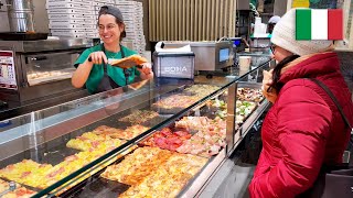 PIZZA By Slice In ROME  Amazing Italian Street Food [upl. by Beall]