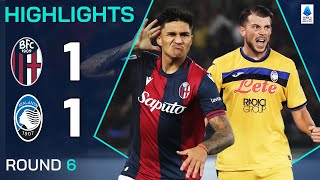 BOLOGNAATALANTA 11  HIGHLIGHTS  Two wonder goals settle the score in Bologna  Serie A 202425 [upl. by Johnathon]