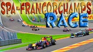 F1 2013  Grand Prix de Belgique SpaFrancorchamps  Course  Saison 2 [upl. by Anna]