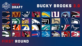 2024 FULL First Round Mock Draft Bucky Brooks 30 [upl. by Urdna]