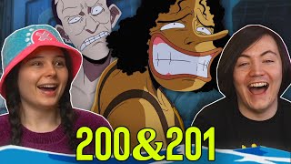 CONDORIANO THE BEST STRAWHAT 👒 One Piece Ep 200 amp 201 REACTION amp REVIEW [upl. by Anaihk]