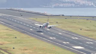 THE WILDEST LANDING EVER at Madeira Airport [upl. by Asilak958]