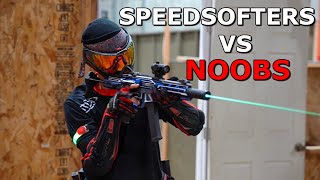 Speedsofters DESTROY NOOBS Airsoft WarGameplay CQB Airsoft Montage [upl. by Aietal]