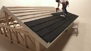 Fixing  Installing Lightweight Roofing Tiling for the Shingle Profile [upl. by Atirma]