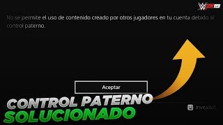 COMO SOLUCIONAR EL ERROR DE CONTROL PATERNO MUY FÁCIL y RÁPIDO TUTORIAL [upl. by Rech]