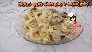 PASTA CON GAMBAS Y ALMEJAS [upl. by Harcourt495]