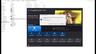 Installation cyberlink powerdirector 2024 [upl. by Irved]