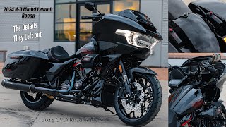 2024 HarleyDavidson Model Launch Recap All the Details they Left Out [upl. by Elkcim800]