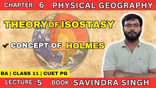 L5 THEORY OF ISOSTASY  PHYSICAL GEOGRAPHY [upl. by Dasya]