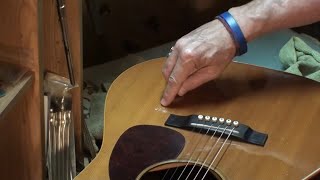 guitar finish chip  dent repair [upl. by Dalt964]