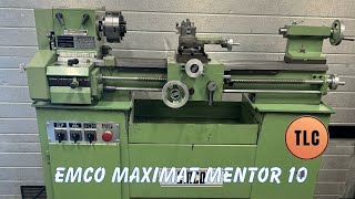 Emco Maximat Mentor 10 Power Cross Feed Lathe Svarv Tornio Drehmaschine Tour [upl. by Lahtnero302]