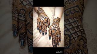 Simple back side mehndi design ❤️shotrs youtubeshorts mehndi simplemehndi [upl. by Eleira687]