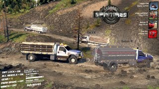 Ford F450 Doble Rodado  Ruta Offroad cargando Diesel Troncos y Gravilla [upl. by Micaela653]