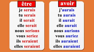 être et avoir au conditionnel présent [upl. by Eelrahc]