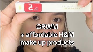 get ready with me for work  affordable make up products from HampM Al Wadha Mall 💗 [upl. by Rosemary]