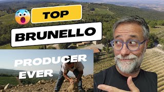 Top BRUNELLO Producer EVER  Wine Tasting in MONTALCINO Tuscany [upl. by Alegna]