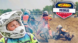 Our First Time Racing On A Pro Motocross Track Redbud MX [upl. by Essilec818]