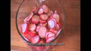 How to Make a Simple amp Quick Radish Salad [upl. by Aidam]