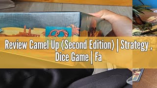 Review Camel Up Second Edition  Strategy  Dice Game  Family Board Game for Adults and Kids  Ag [upl. by Annaid]