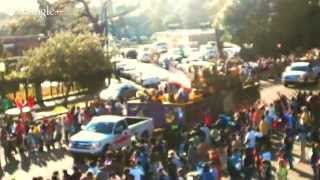 The Joe Cain Day Parade in Mobile Alabama [upl. by Llehcram]