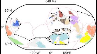 18 Billion Years of Plate Tectonics [upl. by Anderson]