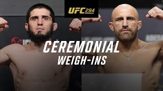 UFC 294 Ceremonial WeighIn [upl. by Abroms]