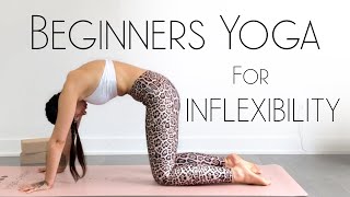 10 Min Beginners Yoga for Inflexible People [upl. by Goerke915]